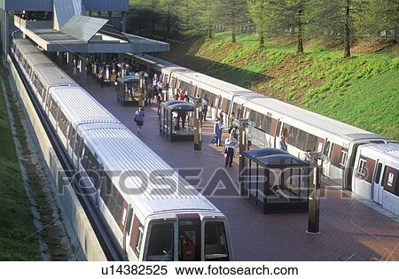 Rush hour on the Metro Line View Large Photo Image Stock Photography - Rush hour on the Metro Line. Fotosearch