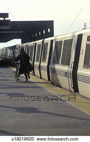 The San Francisco Bay Area Rapid Transit train View Large Photo Image Stock Image - The San Francisco Bay Area Rapid Transit train. Fotosearch