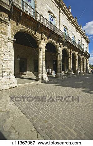 Historic Spanish archways in Old Havana View Large Photo Image Stock Photo - Historic Spanish archways in Old Havana. Fotosearch