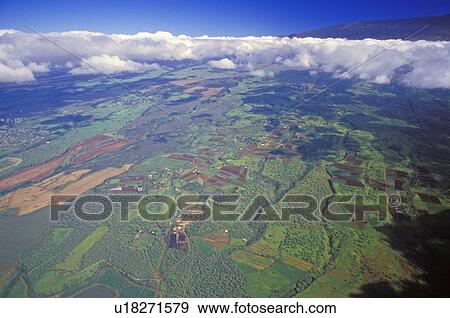 Stock Photo - Aerial View of Maui, Hawaii. Fotosearch