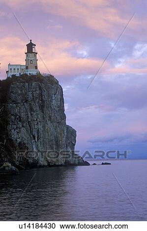 Lighthouse in the Split Rock Lighthouse State Park View Large Photo Image Stock Image - Lighthouse in the Split Rock Lighthouse State Park. Fotosearch