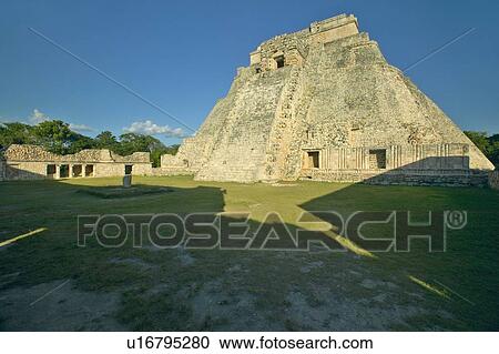 Mayan ruin and Pyramid of Uxmal at sunset in the Yucatan Peninsula, Mexico View Large Photo Image Stock Image - Mayan ruin and Pyramid of Uxmal at sunset in the Yucatan Peninsula, Mexico. Fotosearch