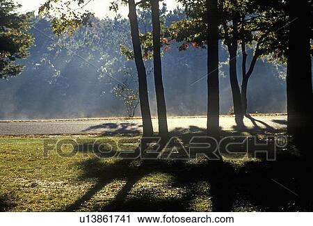 Sunrise over lake, New England View Large Photo Image Stock Image - Sunrise over lake, New England. Fotosearch
