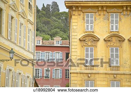 Picture - Buildings in Nice. Fotosearch