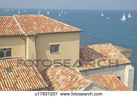 Stock Photo - Looking out of the Picasso Museum. Fotosearch