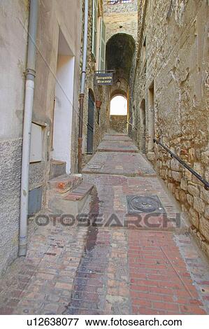 Medieval village of Haut de Cagnes, France View Large Photo Image Stock Photo - Medieval village of Haut de Cagnes, France. Fotosearch