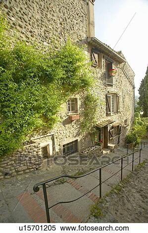 Stock Photography - Medieval village of Haut de Cagnes. Fotosearch