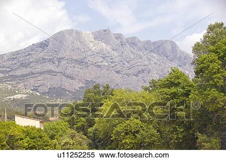 Mont Ste. Victoire, outside of Aix en Provence View Large Photo Image Stock Photography - Mont Ste. Victoire, outside of Aix en Provence. Fotosearch