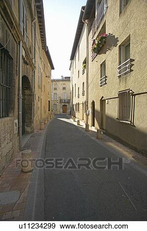 Side street in Avignon View Large Photo Image Stock Photo - Side street in Avignon. Fotosearch