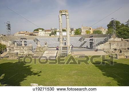 Stock Image - The Theatre of Arles. Fotosearch