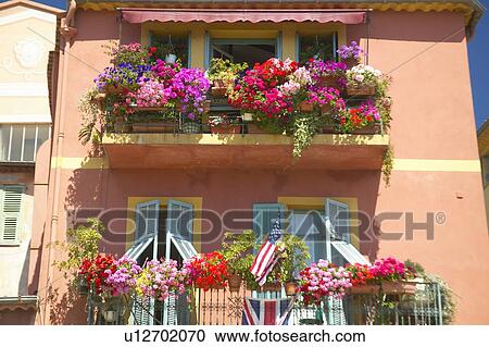 Stock Image - The town of Villefranche sur Mer. Fotosearch