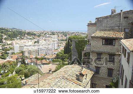 Town of Haut de Cagnes View Large Photo Image Stock Image - Town of Haut de Cagnes. Fotosearch