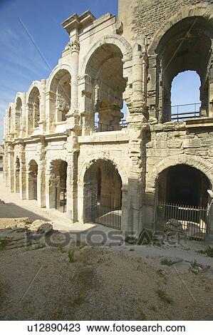 Exterior of the Arena of Arles View Large Photo Image Stock Image - Exterior of the Arena of Arles. Fotosearch