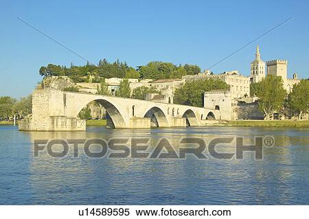 Le Pont St. Benezet View Large Photo Image Stock Photography - Le Pont St. Benezet. Fotosearch