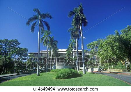 Picture - State Capitol of Hawaii, Honolulu. Fotosearch