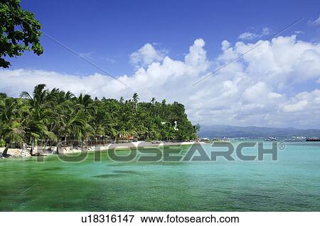 Beautiful scenery in Boracay island View Large Photo Image Stock Photo - Beautiful scenery in Boracay island. Fotosearch