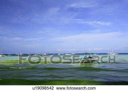 Boats in the sea View Large Photo Image Stock Image - Boats in the sea. Fotosearch