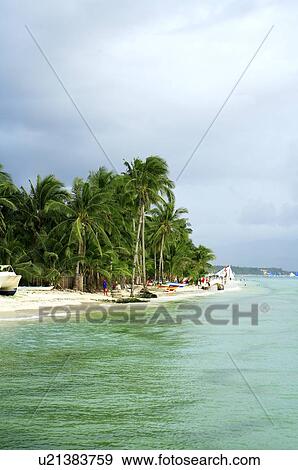 Stock Photo - Boracay island in Philippines. Fotosearch