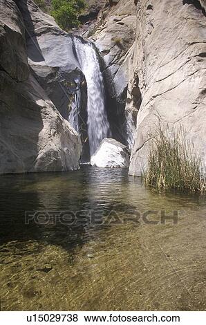 Canyon and waterfall View Large Photo Image Stock Photo - Canyon and waterfall. Fotosearch