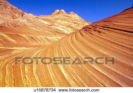 Picture - Close up of sandstone stripes. Fotosearch
