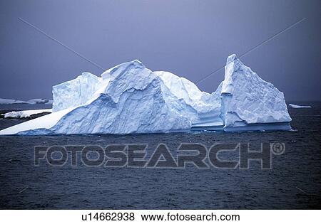 Icebergs, Antarctica View Large Photo Image Stock Photo - Icebergs, Antarctica. Fotosearch