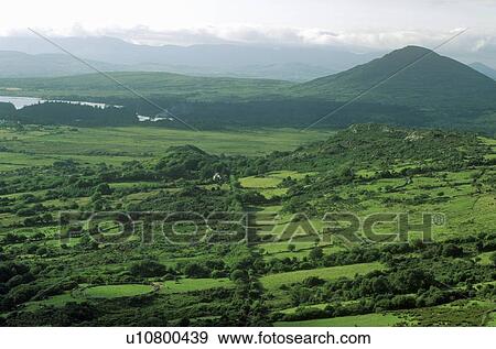 Stock Photo - Pastoral Irish landscape. Fotosearch