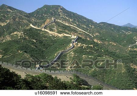 The Great Wall of China View Large Photo Image Stock Image - The Great Wall of China. Fotosearch