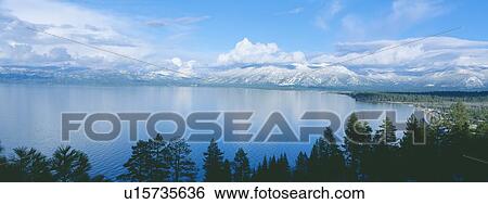 Lake in winter View Large Photo Image Stock Photograph - Lake in winter. Fotosearch