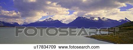 Stock Photo - Panoramic view near Patagonia, Argentina. Fotosearch
