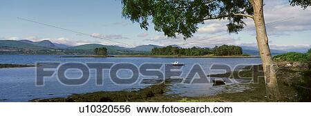 Stock Photograph - Panoramic view of river. Fotosearch