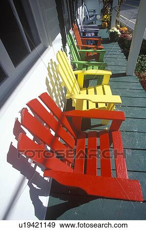 Colorful deck chairs View Large Photo Image Stock Photo - Colorful deck chairs. Fotosearch