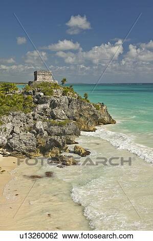 Templo del Dios del Viento Mayan ruins of Ruinas de Tulum (Tulum Ruins) in Quintana Roo View Large Photo Image Stock Image - Templo del Dios del Viento Mayan ruins of Ruinas de Tulum (Tulum Ruins) in Quintana Roo. Fotosearch