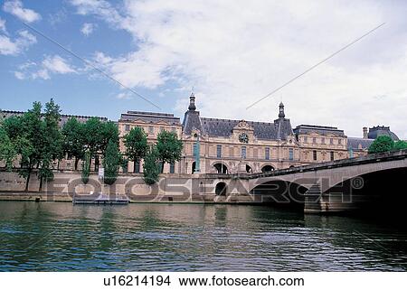 Picture - day, trees, construction, view, building, bridge. Fotosearch