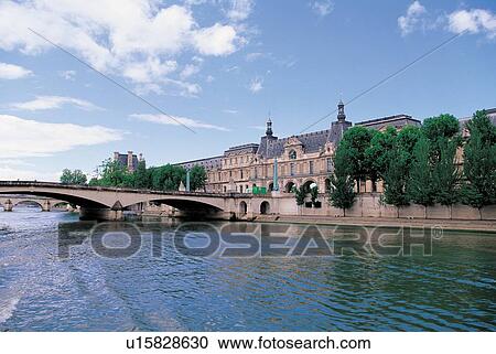 Stock Image - developed, view, grand, bridge, houses, construction, building. Fotosearch