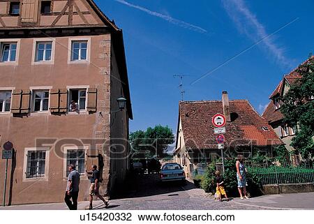Stock Image - glass, architecture, street, town, way, signboard. Fotosearch