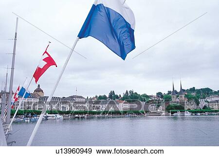 Stock Photo - blue, building, boats, architecture. Fotosearch