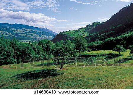 Stock Image - climate, clouds, cloudy, country. Fotosearch