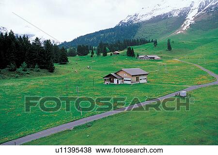 Stock Photo - nature, climate, outdoor, cabin. Fotosearch