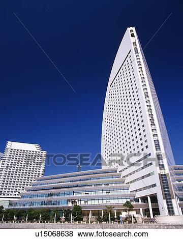 the Intercontinental Hotel and Several Buildings Next to It, Low Angle View, Yokohama City, Kanagawa Prefecture, Japan View Large Photo Image Stock Photo - the Intercontinental Hotel and Several Buildings Next to It, Low Angle View, Yokohama City, Kanagawa Prefecture, Japan. Fotosearch