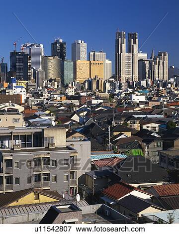 Stock Photo - High rise buildings. Fotosearch