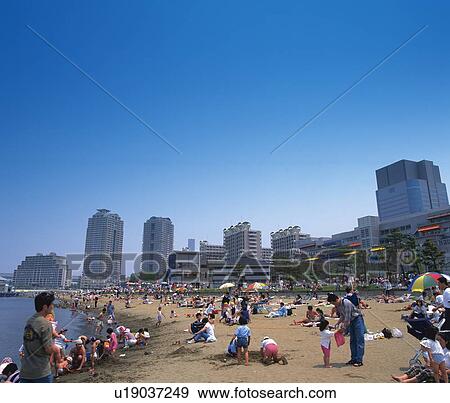 Odaiba marine park View Large Photo Image Stock Photo - Odaiba marine park. Fotosearch