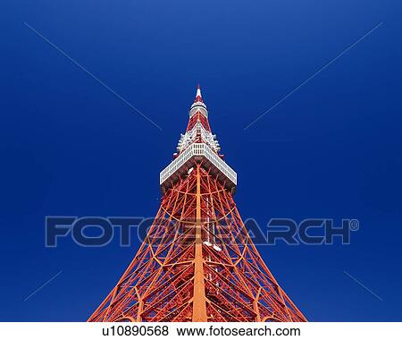 Stock Photo - Tokyo tower. Fotosearch