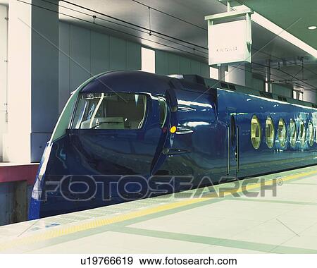 Stock Photo - Kansai airport station, Rapit . Fotosearch