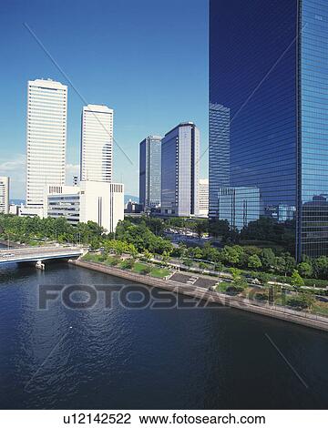 Osaka Business Park View Large Photo Image Stock Image - Osaka Business Park. Fotosearch