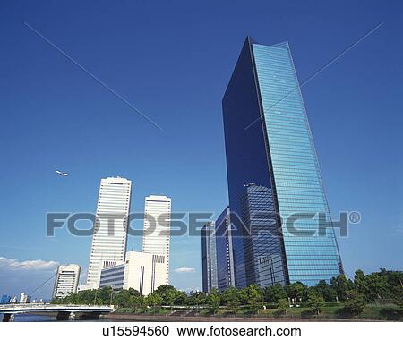 Osaka Business Park View Large Photo Image Stock Image - Osaka Business Park. Fotosearch