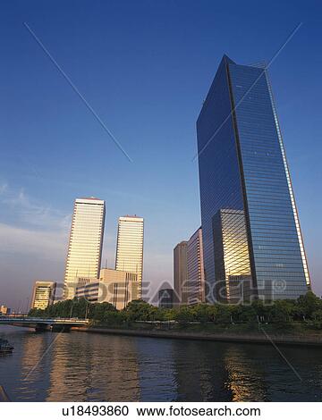 Osaka Business Park View Large Photo Image Stock Image - Osaka Business Park. Fotosearch