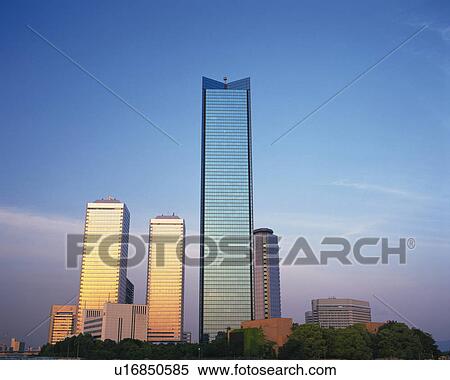 Osaka Business Park View Large Photo Image Stock Photography - Osaka Business Park. Fotosearch
