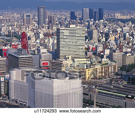 Stock Image - Osaka station, . Fotosearch