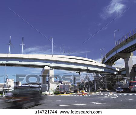 Central Intersection at Hakozaki Wharf View Large Photo Image Picture - Central Intersection at Hakozaki Wharf. Fotosearch