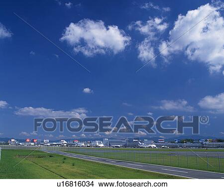 Picture - Fukuoka International Airport. Fotosearch